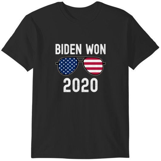 Discover Biden Won Trump Lost 2020  Anti-Trump T-Shirts