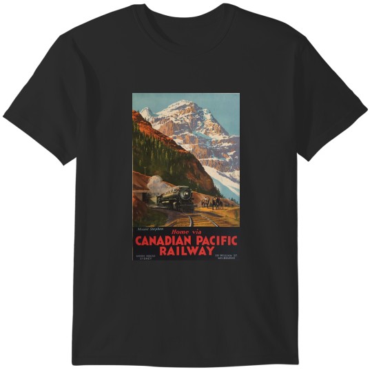 Discover Canadian Pacific Railway - Vintage Travel T-Shirts