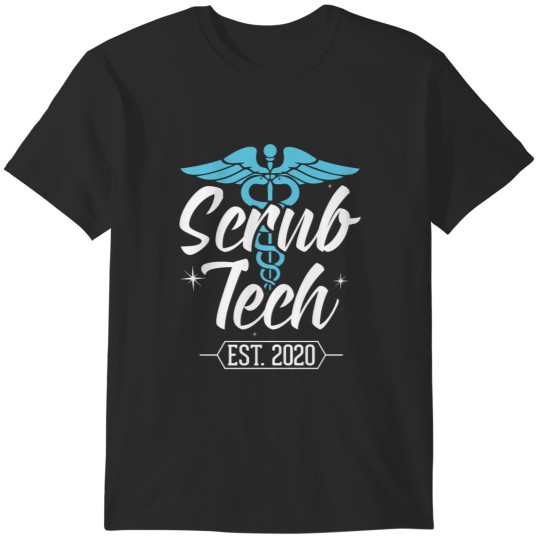 Discover Surgical Scrub Tech Technologist Graduation Grad 2020 Design (1) T-Shirts