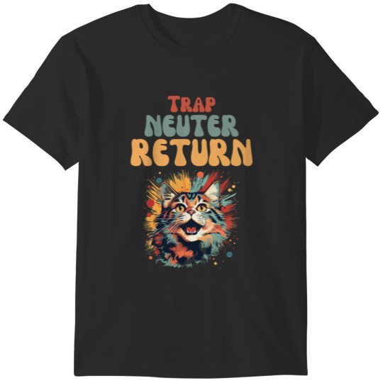 Discover Trap Neuter Return Cat Design - Supporting Feral Cats&39; Welfare T-Shirts