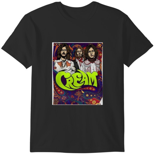 Discover Cream Band T-Shirts