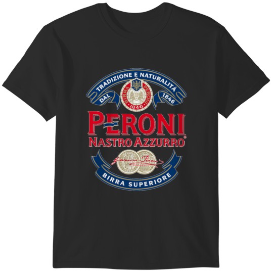 Discover Classic Peroni Birra Vintage Logo T-Shirts