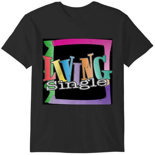 Discover Living Single Distressed T-Shirts