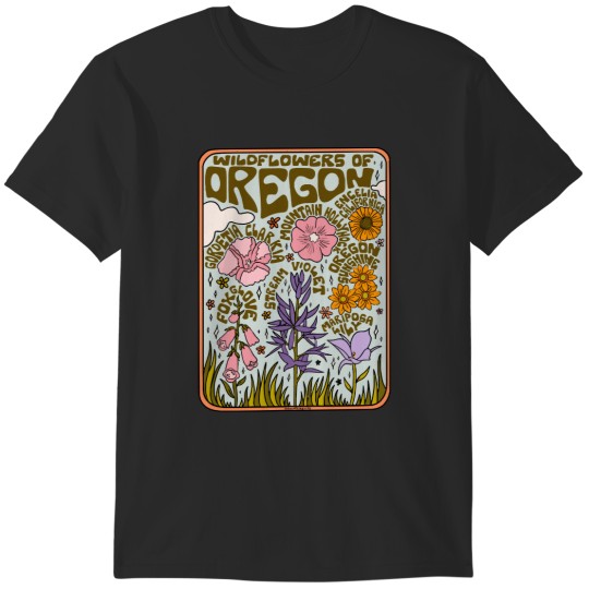 Discover Oregon Oregon Wildflowers T-Shirts