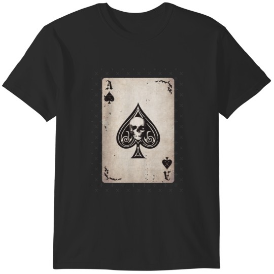 Discover Ace of Spades Death Card T-Shirts