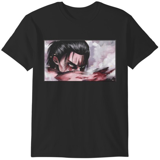Discover Fallen Angel Eren Yeager Minimalist T-Shirts