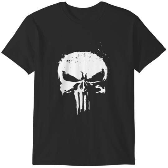 Discover Check out this awesome The Punisher New Skull Logo Daredevxil Netflix  S-6XL T-Shirts