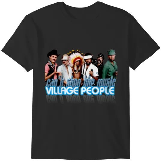 Discover Village People - Cant Stop The Music T-Shirts