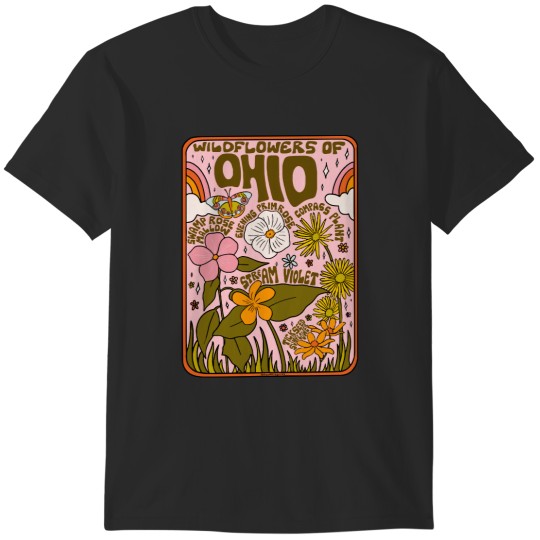 Discover Wildflowers Ohio Wildflowers T-Shirts