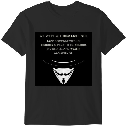 Discover V for Vendetta quote T-Shirts