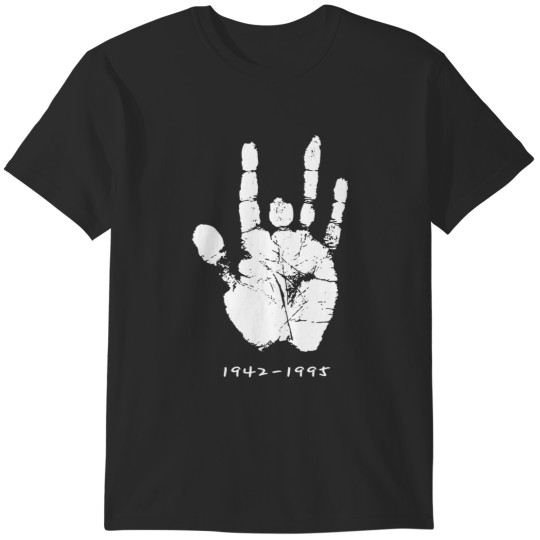 Discover Jerry Garcia Hand print T-Shirts