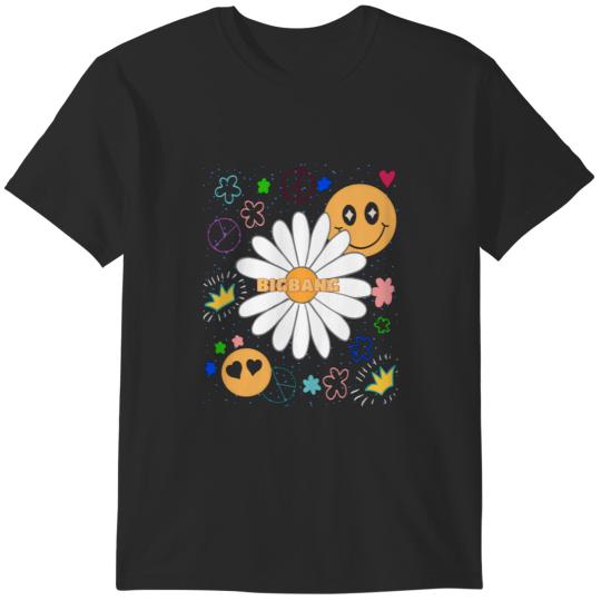 Discover Bigbang K-pop logo combination design T-Shirts