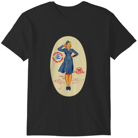 Discover Vintage TWA Luggage Label iPhone Case T-Shirts