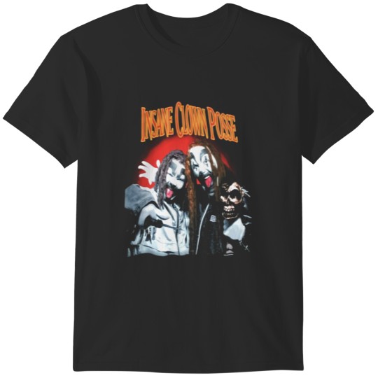 Discover Find 1997 INSANcE CLOWN POSSE Vintage The Great Milenko Era Halls of Illusions Video Promo Infamous 90's Pop Culture Hip Hop Concert Tour  Front T-Shirts