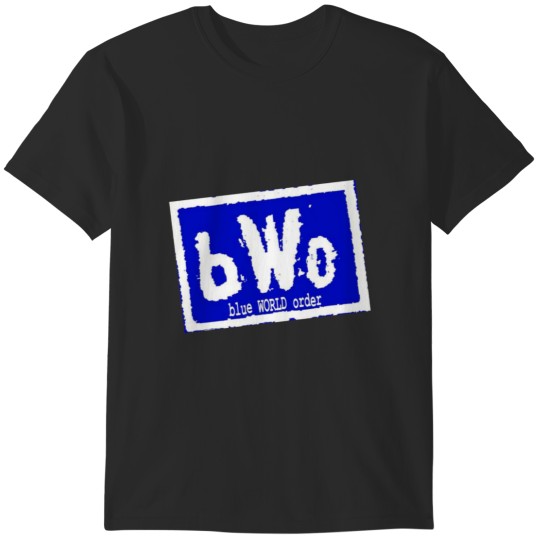 Discover Blue world order nwoparody Sticker T-Shirts