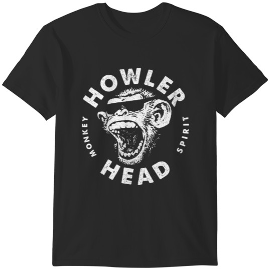 Discover Howler Head Monkey Kentucky Bourbon Whiskey Vintage Logo Tee T-Shirts