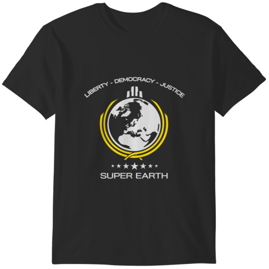Discover Helldivers Super Earth Diving Into Hell For Liberty T-Shirts