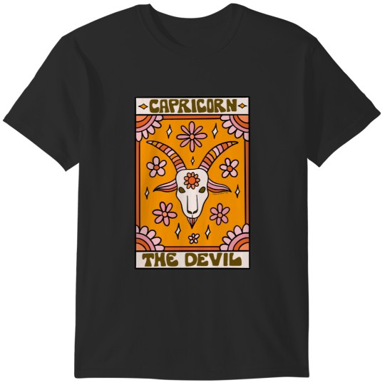 Discover Capricorn Capricorn Tarot Card T-Shirts