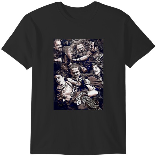 Discover Sons of Anarchy Shower Curtain.png T-Shirts