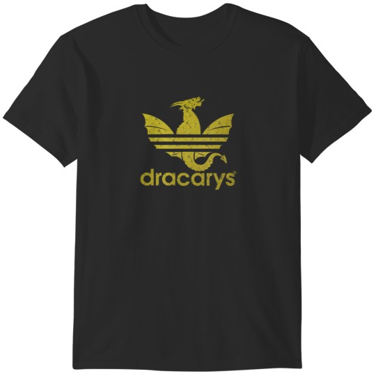 Discover Dracarys Gold Fitted T-Shirts