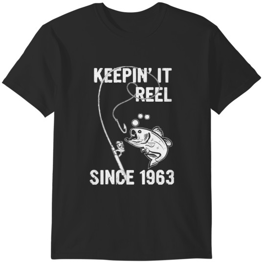 Discover 60th Birthday Keepin It Reel Since 1964 60th birthday born in 1964 T-Shirts