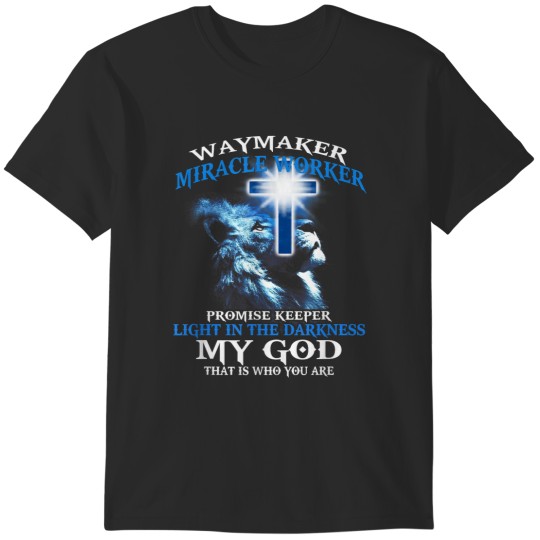 Discover Waymaker Promise Keeper Miracle Worker Christian 331 T-Shirts