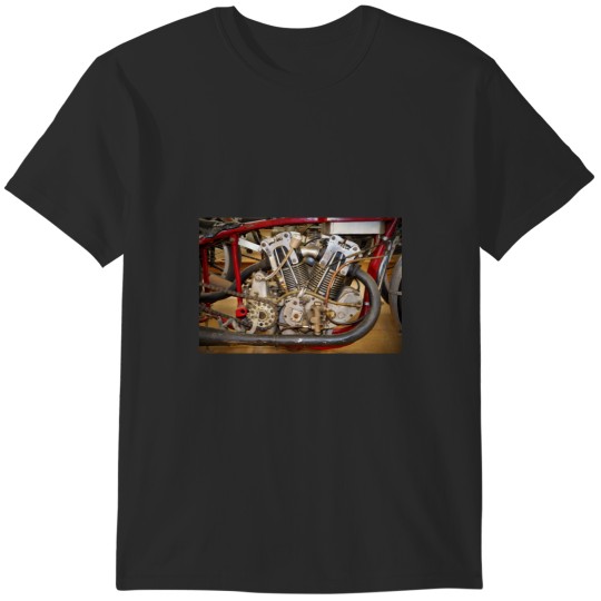 Discover Burt Munro Special Indian Scout Engine T-Shirts