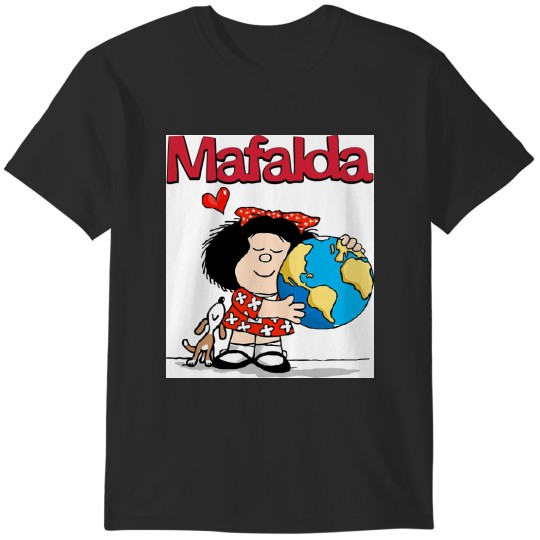 Discover Mafalda love earth T-Shirts