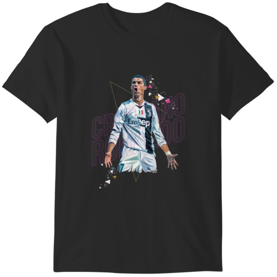 Discover Cristiano Ronaldo Cristiano Ronaldo True Legends Lowpoly Art T-Shirts