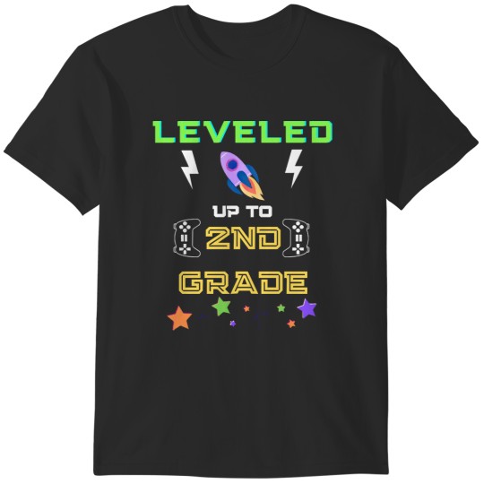 Discover 2nd Grade Squad Leveled Up To 2nd Grade T-Shirts