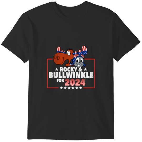 Discover Rocky & Bullwinkle for Presidents 2024 T-Shirts