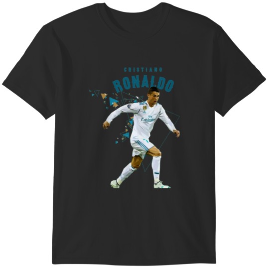 Discover Cristiano Ronaldo Cristiano Ronaldo GOAT Lowpoly ArtActive T-Shirts
