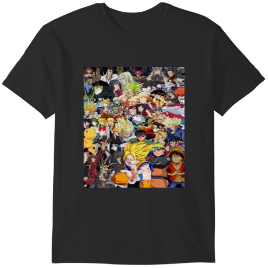 Discover all anime characters T-Shirts