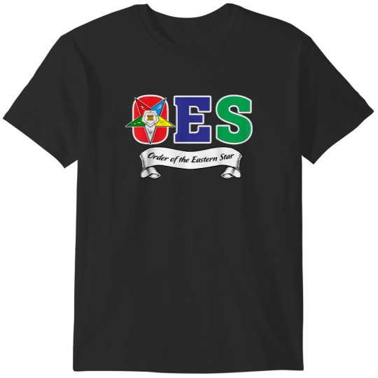 Discover OES Symbol Ribbon Order of the Eastern Star Pare T-Shirts