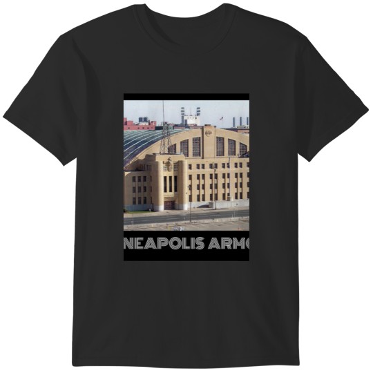 Discover Minneapolis Armory- Blue T-Shirts