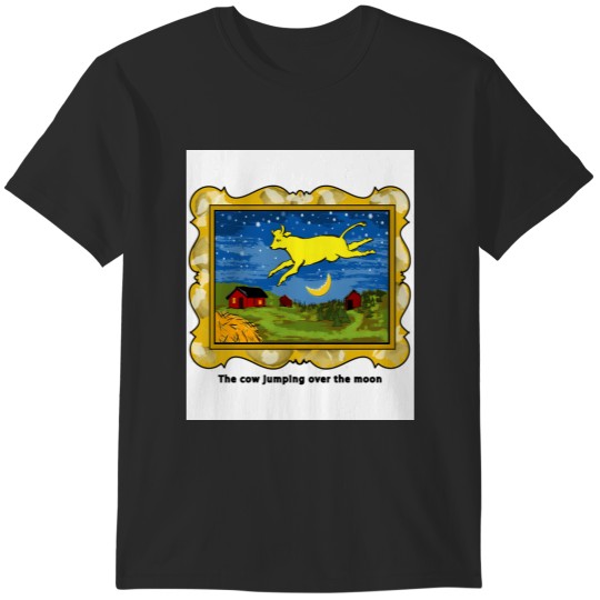 Discover Goodnight Moon The Cow Jumping Over The Moon Happy Fisherman T-Shirts