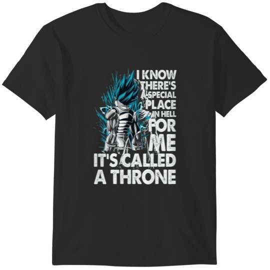 Discover Dragon Ball Super Vegeta Ultra Instinct I know Theres A special Place In Hell For Me Its T-Shirts