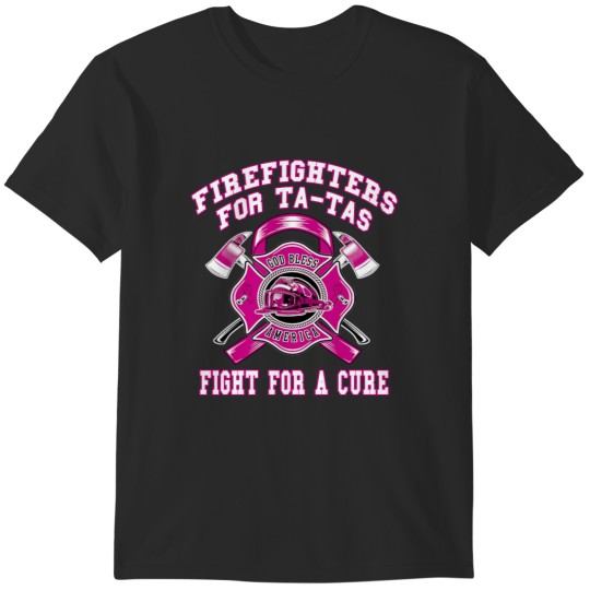 Discover Breast Cancer Firefighters Fight For A Cure Cancer Survivor Awareness T-Shirts