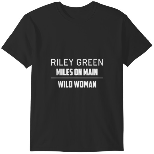 Discover Riley Green Merch Wild Woman T-Shirts