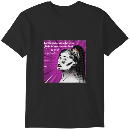 Discover Ariana pop art portrait Long T-Shirts