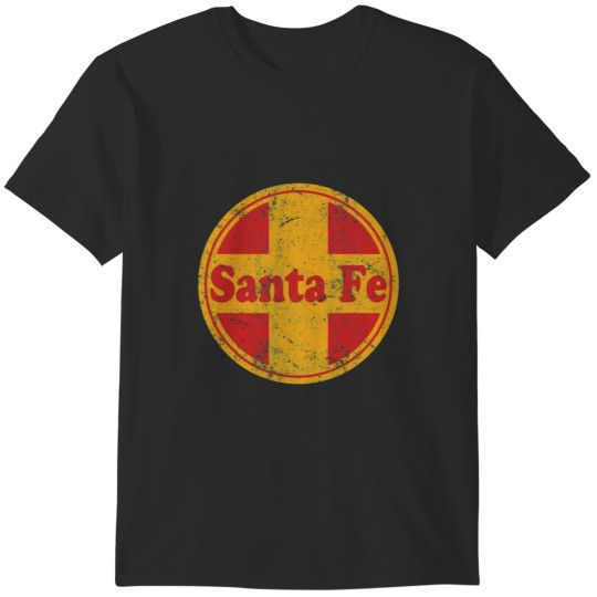 Discover Vintage Logo of Santa Fe rail road distressed version T-Shirts