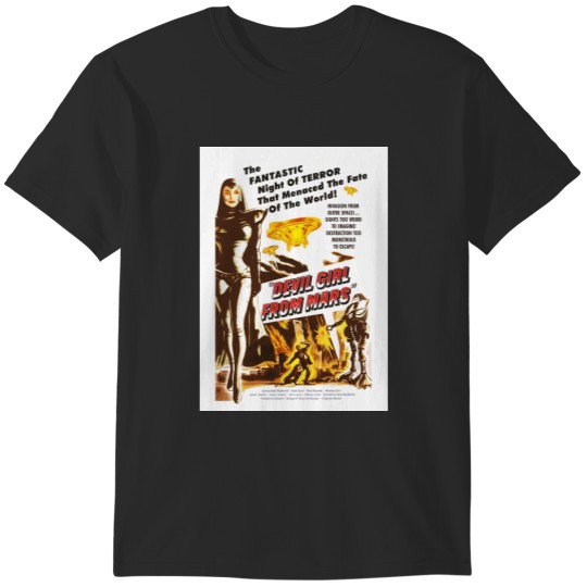 Discover Devil Girl From Mars T-Shirts