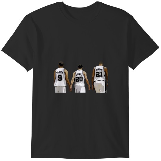 Discover Duncan  Ginobili  Parker T-Shirts