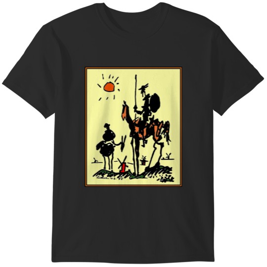Discover DON QUIXOTE  Vintage 1955 Picasso Painting Print T-Shirts