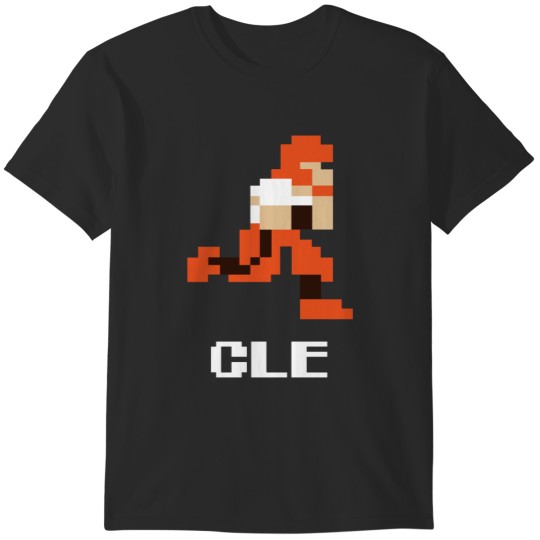 Discover 8 bit Clev eland Football 1 T-Shirts
