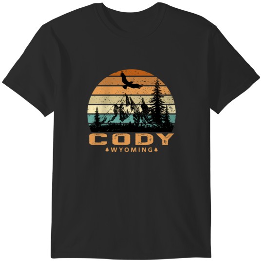 Discover Cody Wyoming Mountain View T-Shirts