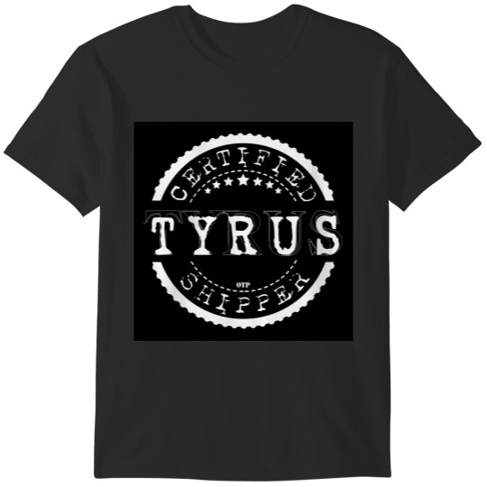 Discover Certified Tyrus Shipper White Stamp T-Shirts