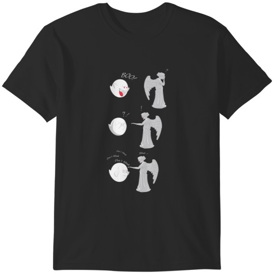 Discover boo vs Weeping angel ! don't blink! T-Shirts