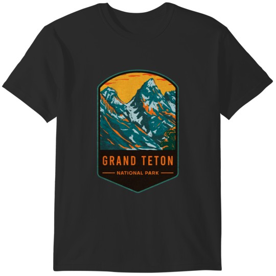 Discover Grand Teton National Park Sticker1 T-Shirts
