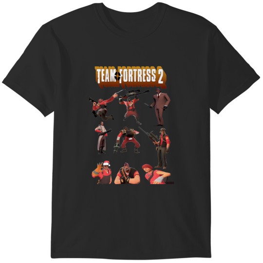 Discover Team Fortress 2 - All Characters  Classes with TF2 Logo Comforter T-Shirts